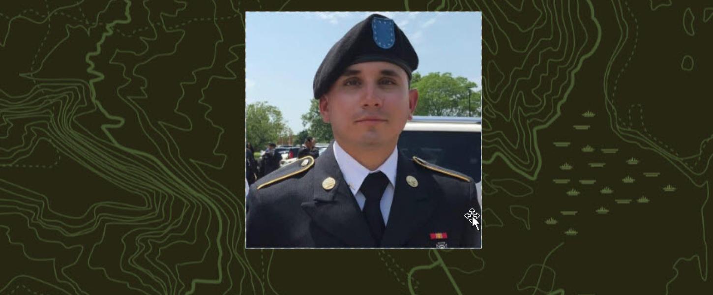 Michael Piñate serves in the US Army Reserves.