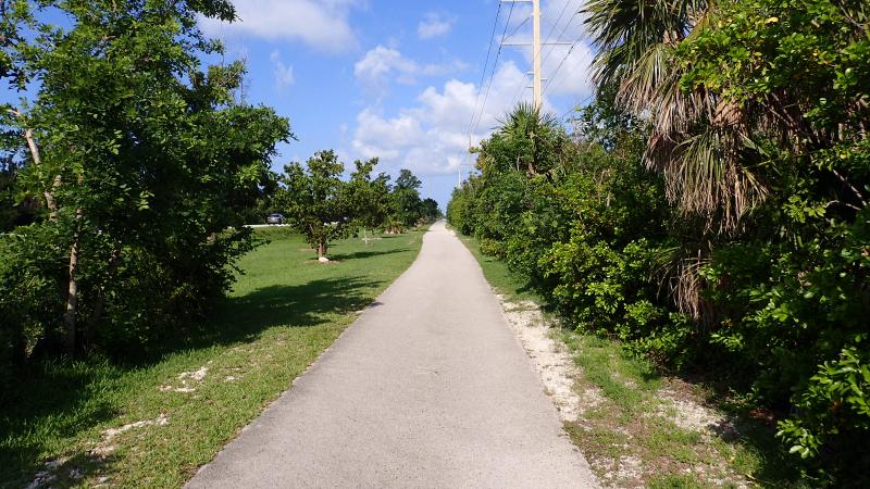 Bike path at Grassy Key